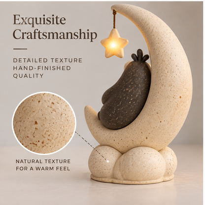 🔔AURTALIS Crescent Moon Penguin Figurine Light