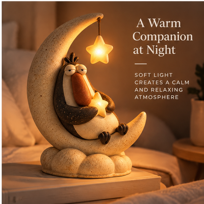 🔔AURTALIS Crescent Moon Penguin Figurine Light