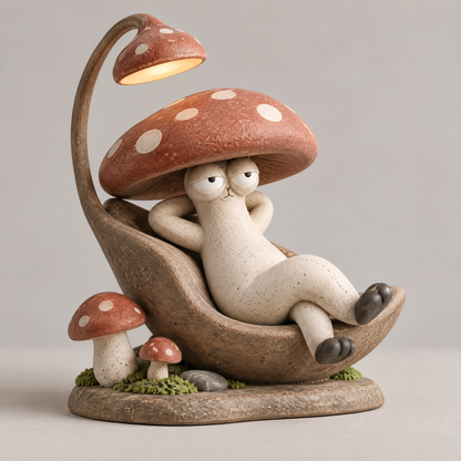 🏺AURTALIS Chilling Mushroom Lamp Statue